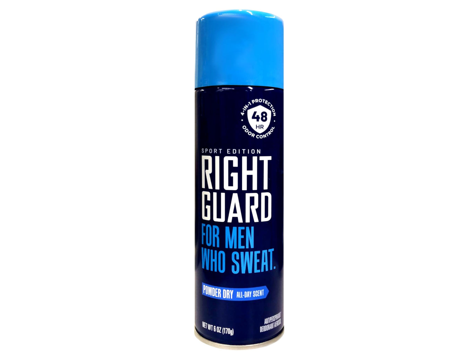 Right Guard Sport Aerosol Antiperspirant and Deodorant Powder Fresh Scent, 6 Ounces