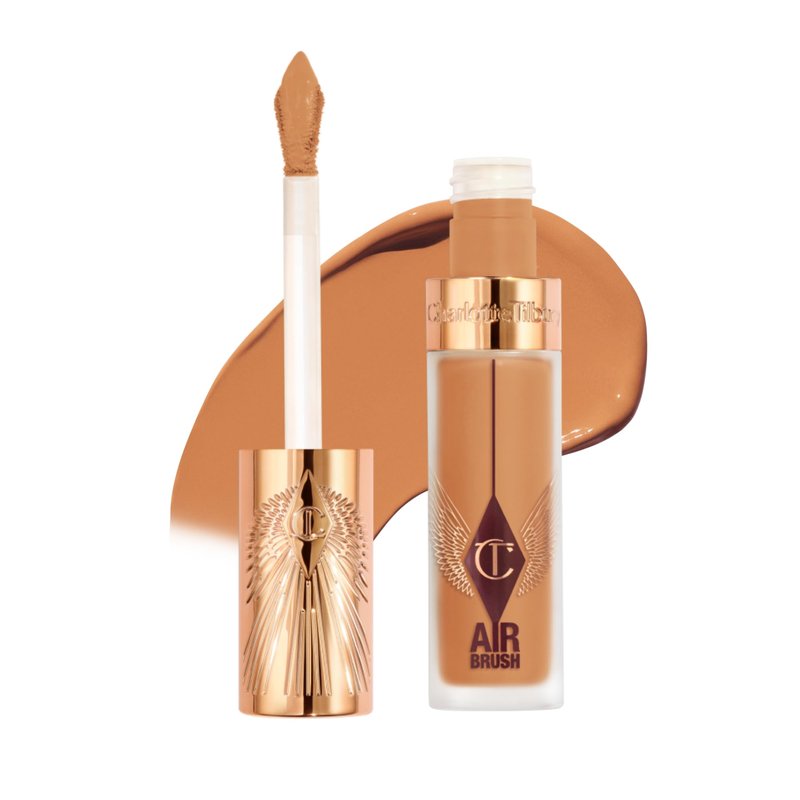 Charlotte Tilbury AIRbrush Flawless Blur Concealer - Concealer for Dark Circles, Blemishes & More - Hydrating, Full Coverage with a Natural Matte Finish - 12 Tan