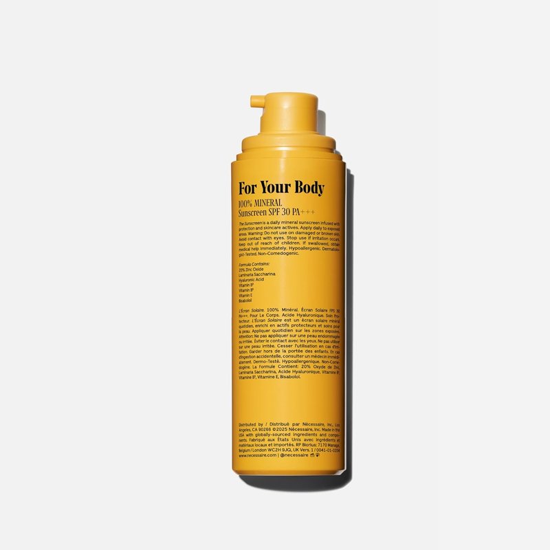 Mineral Sunscreen SPF 30 - Hydrating Zinc Oxide Formula | 5.1oz, Broad Spectrum Protection