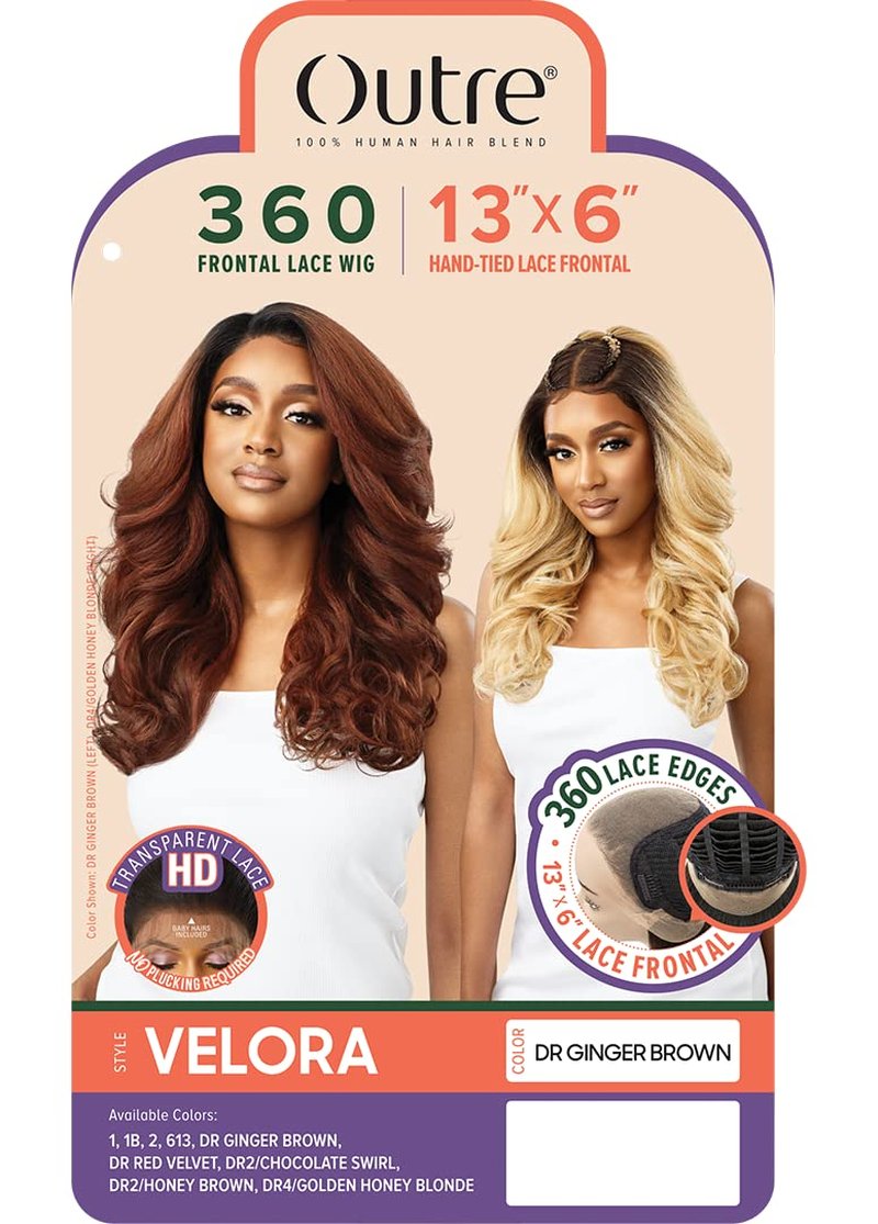 Outre 360 Frontal Lace Wig 13"x6" Hand Tied Lace Frontal VELORA (613)