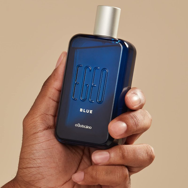 O BOTICARIO Egeo Blue Eau de Toilette, Long-Lasting, Fresh Citrus & Woody Men's Cologne Fragrance, 3 Ounce
