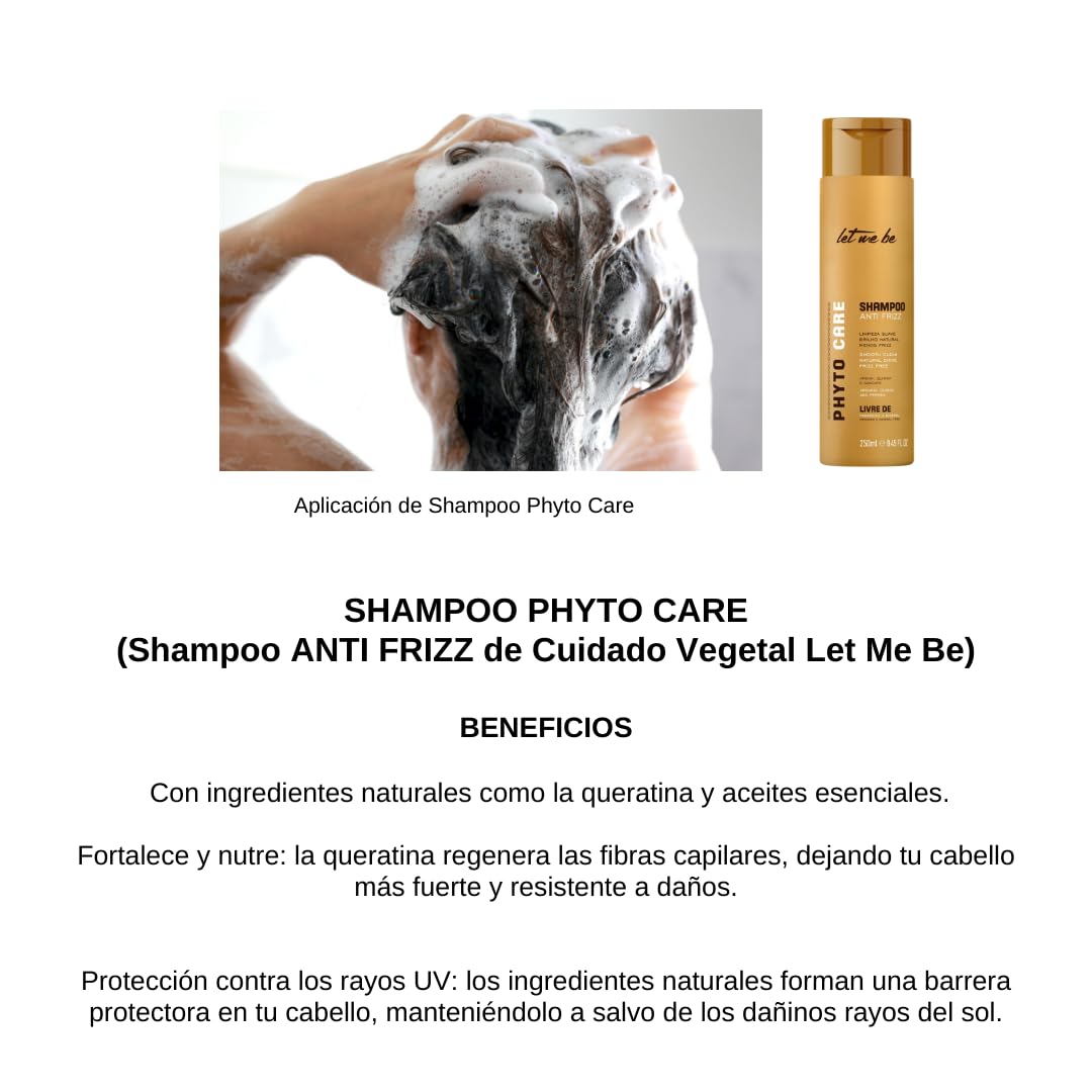 Let Me Be Shampoo Anti Frizz Phyto Care by 250ml