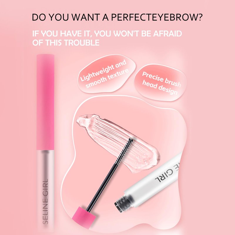 Eshioh Clear Eyebrow Gel, Waterproof, Lightweight Formula, Non-Irritating Ingredients, Natural Hold, Smudge-Resistant, Travel-Friendly #01