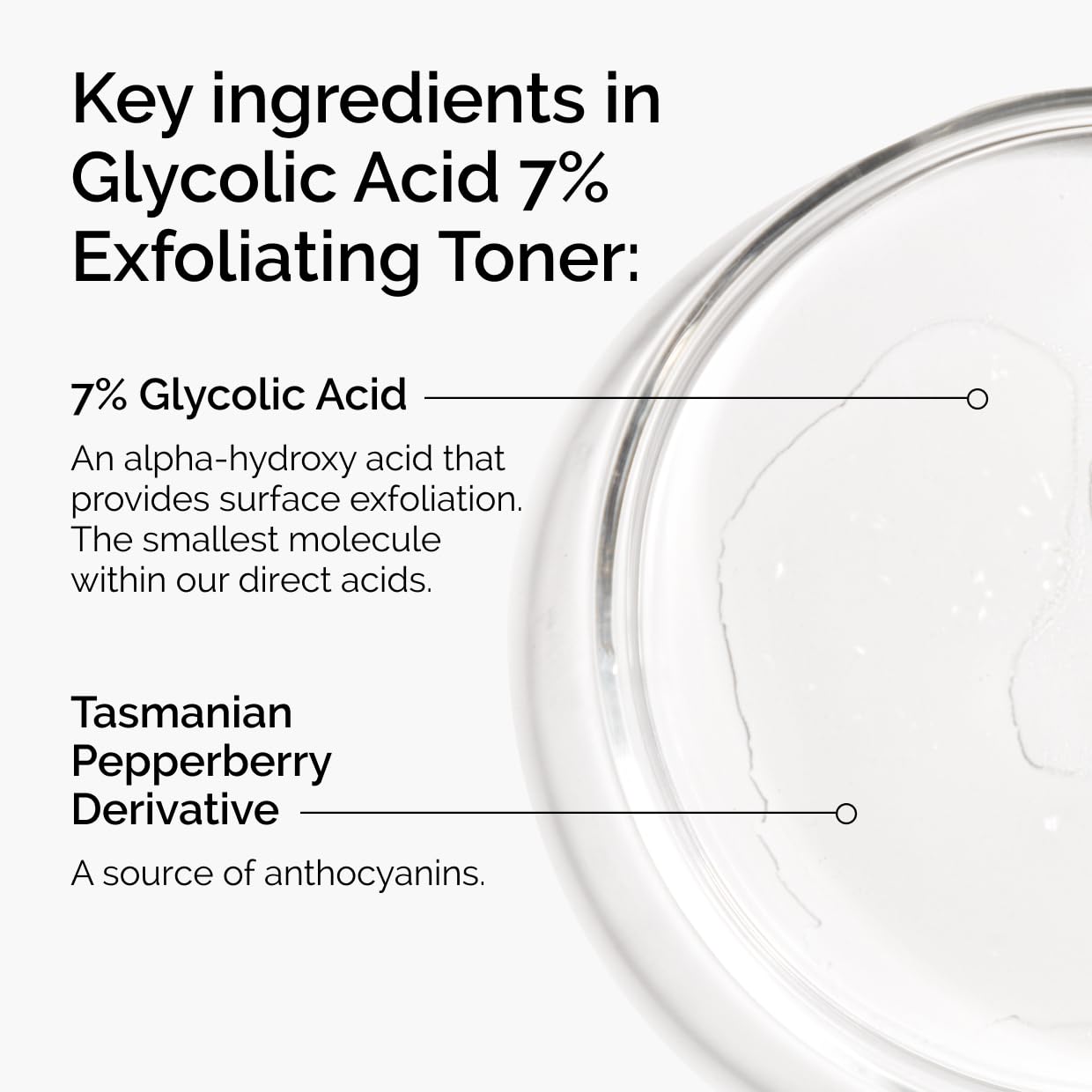 The Ordinary Glycolic Acid 7% Exfoliating Toner - Brightening & Smoothing Daily Formula for Even Skin Tone