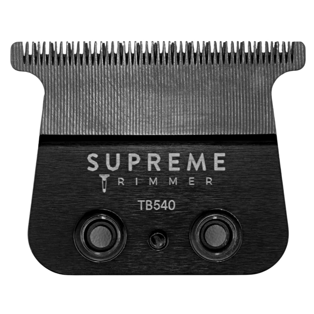 Supreme Trimmer Replacement Deep Tooth T-Blade TB540 | 0 Gap Adjustable, DLC Coated Stainless Steel Trimmer Blade for Recharge ST777