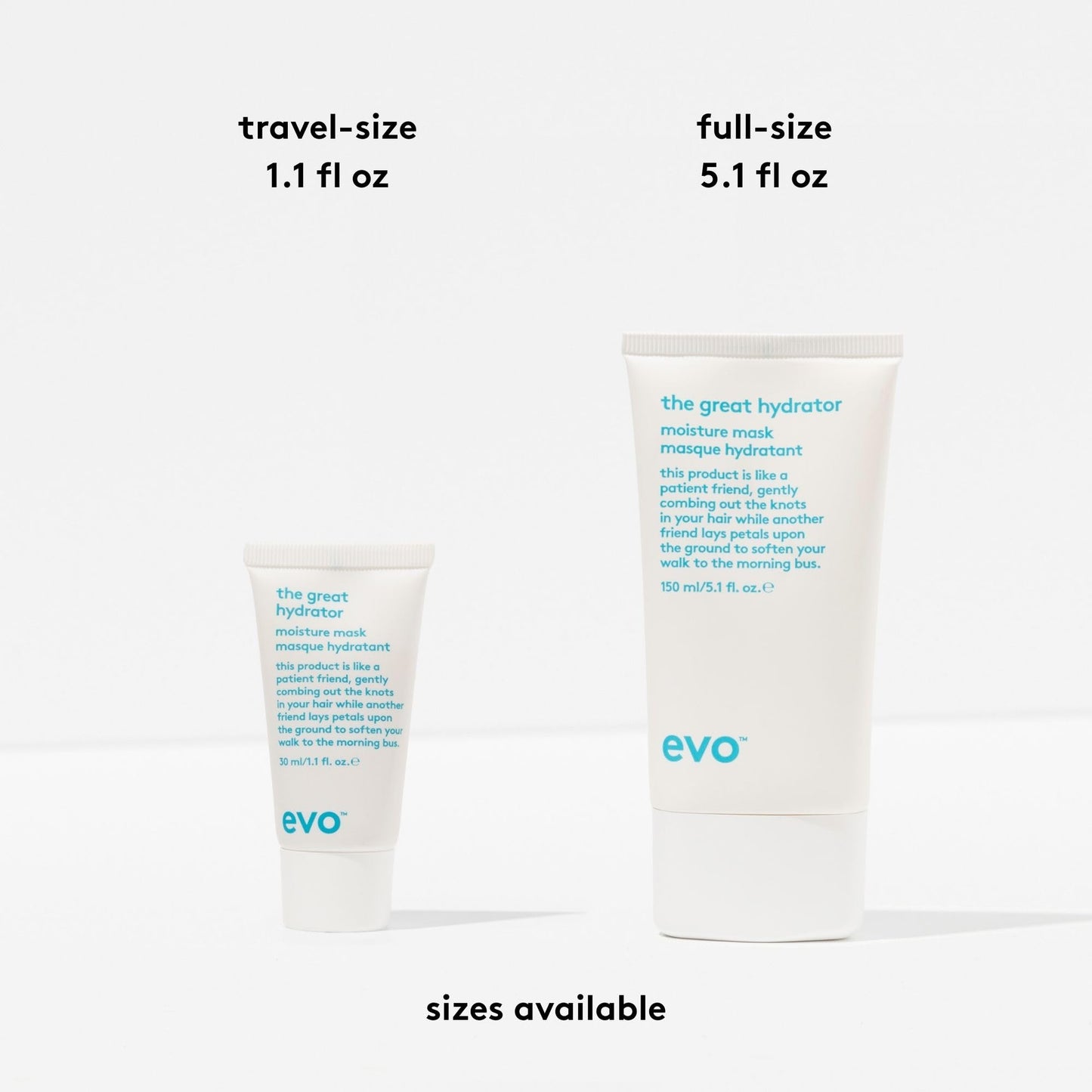 EVO The Great Hydrator Moisturizing Hair Mask for Dry, Damaged & Color-Treated Hair - Deep Conditioning & Detangling - 5.1 fl oz