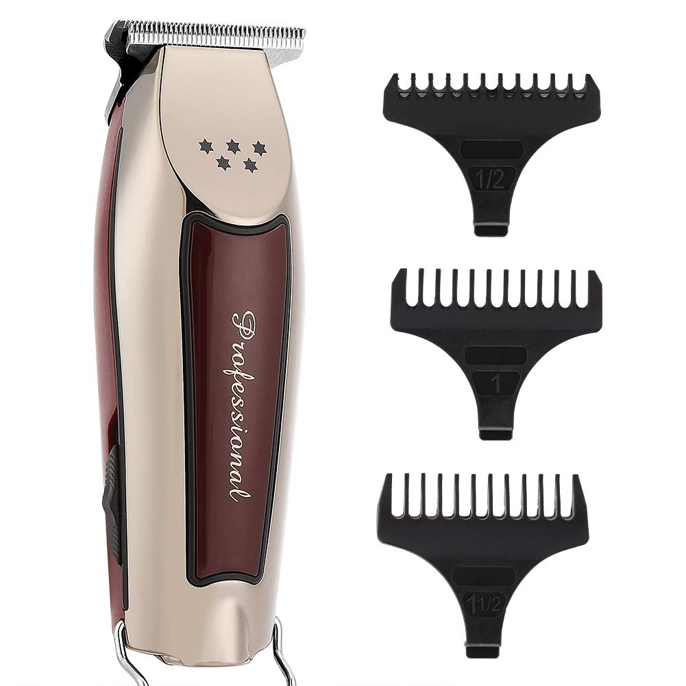 Professional Electric Hair Clipper Rechargeable Adjustable Hair Cutting Machine(US Plug 100-240V)
