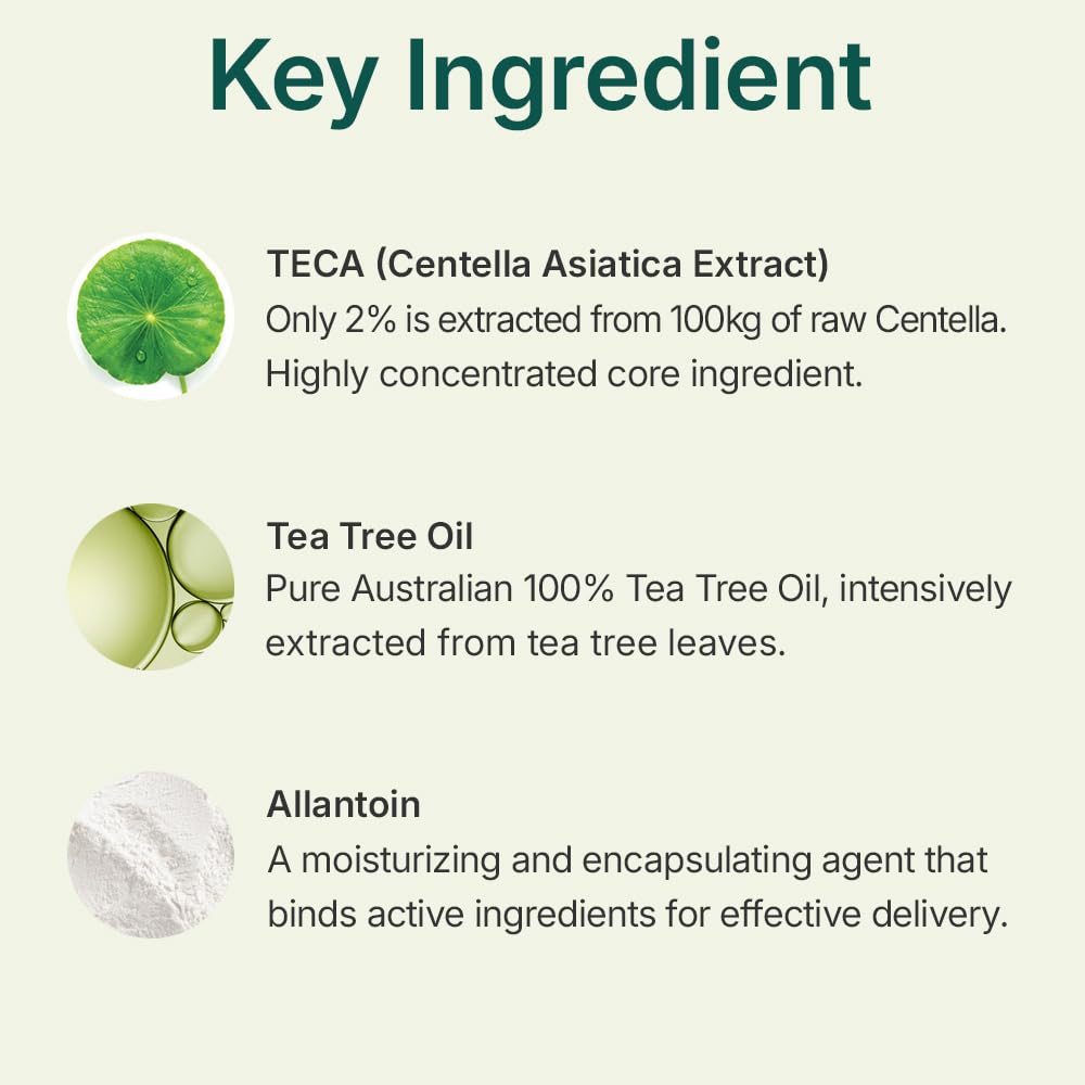 Centellian 24 Madeca Powder Tea Tree AC (Soothing Powder, 0.21 oz) – Oil Control & Pore-Tightening for Acne-Prone Skin, Korean Skin Care. Hyper-TECA™ Tea Tree, Allantoin.