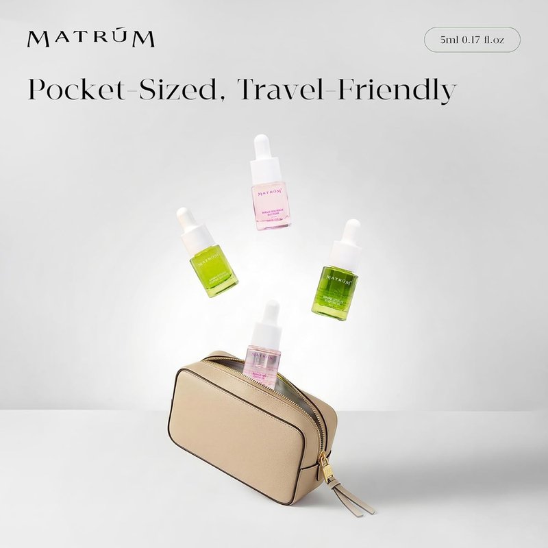 Mini Face Oil Discovery Set - 4 Travel Size Oils for Deep Repair, Radiance Boost & Firming