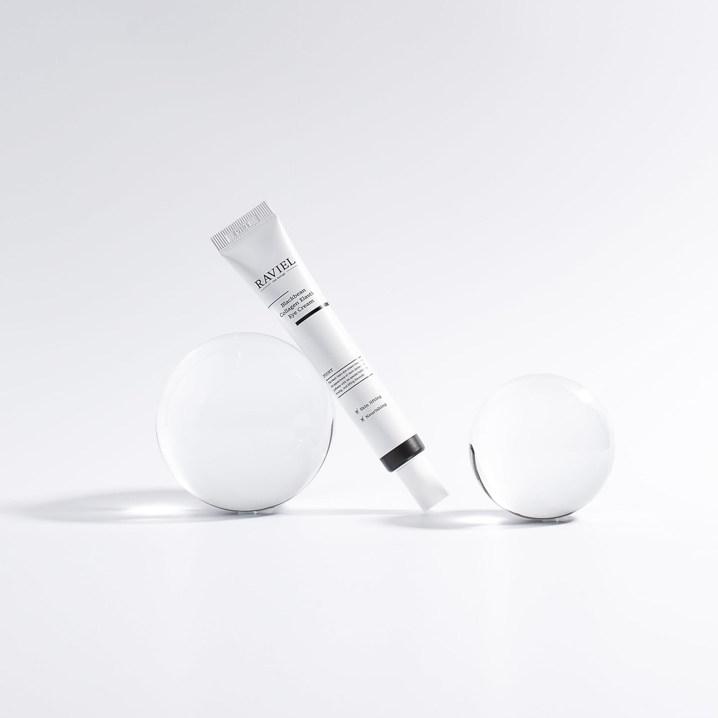 RAVIEL Black Bean Collagen Elastic Eye Cream Set | Brightening & Anti-Wrinkle | Smooth & Fast Absorbing, KFDA-Certified | Highly Rated in Korea (0.67 fl oz, Pack of 2)