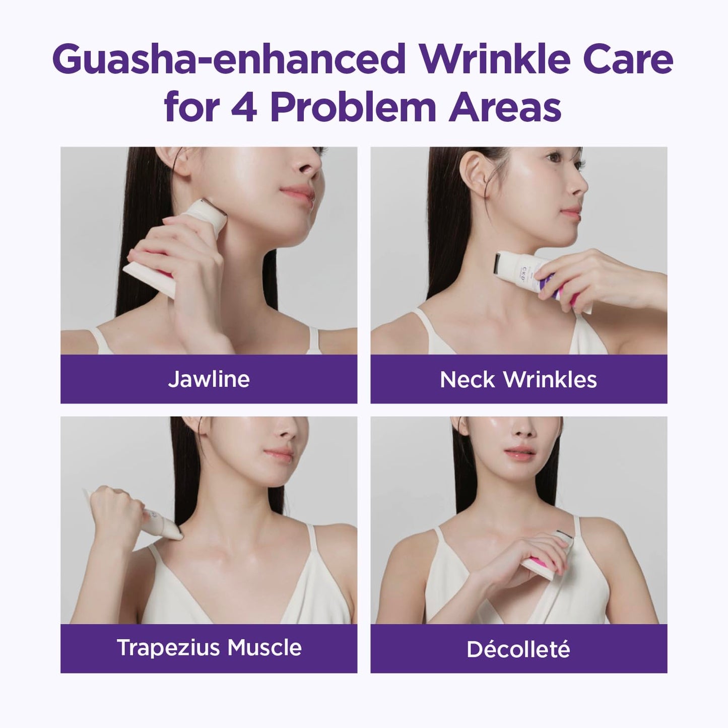 Gua Sha Neck Cream - Advanced Tightening & Firming Moisturizer for Deep Wrinkles & Turkey Neck | 1.69 fl oz