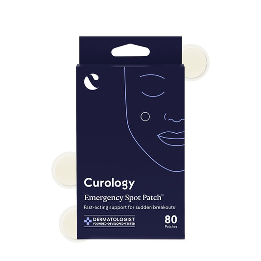 Curology Emergency Spot Pimple Patches for Face, Stocking Stuffer Gifts, Hydrocolloid Pimple Patches Fast-Acting, 80 Count