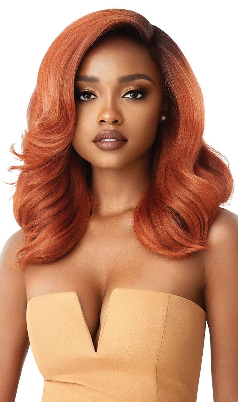 Neesha Lace Front Wig - Soft & Natural Look - DRFF Sunkiss Brown | Comfortable Fit, Easy Styling