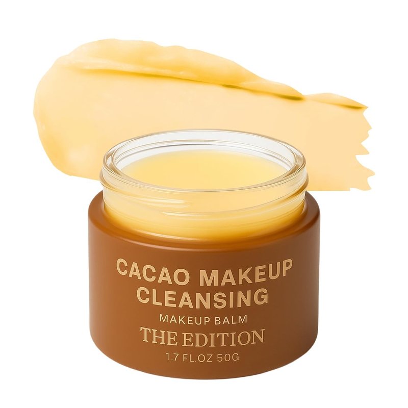Cacao Makeup Balm - Gentle Face Cleanser & Makeup Remover for Waterproof Makeup | Hydrating Skincare, 50g