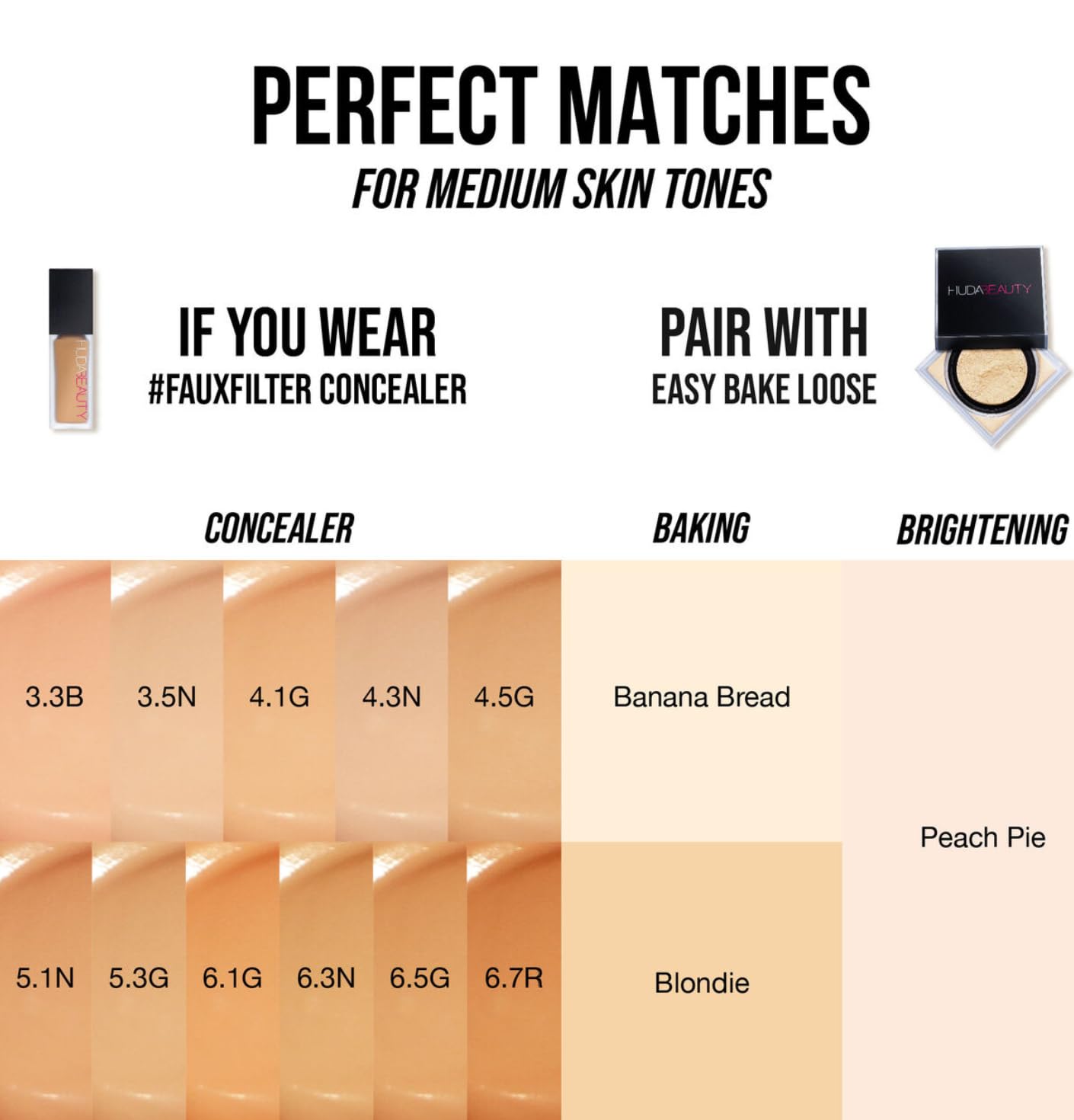 HUDA BEAUTY Mini Easy Bake Loose Baking & Setting Powder Banana Bread