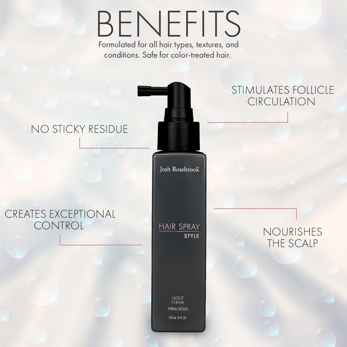 Josh Rosebrook Hair Spray - Firm Hold Natural Finishing Spray 120mL / 4oz