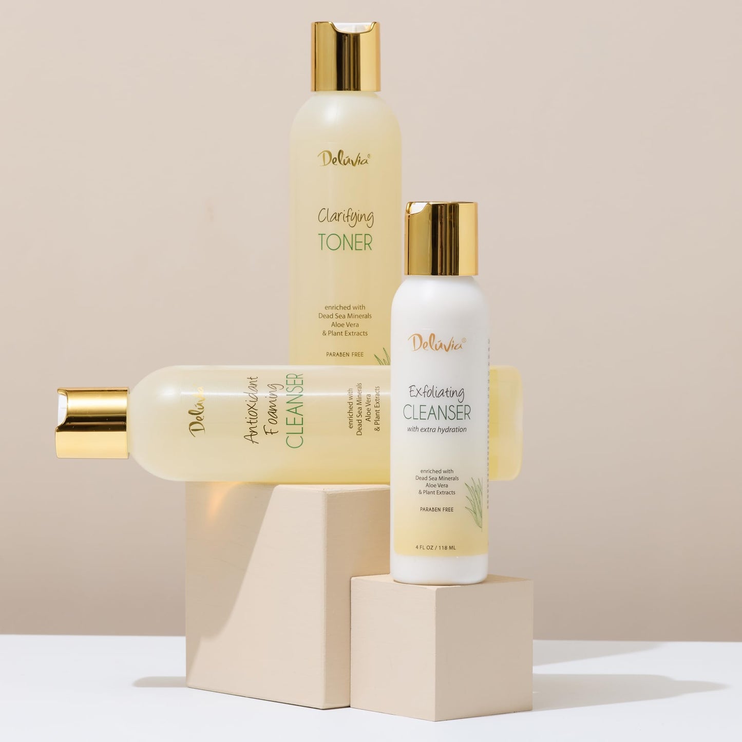 Deluvia Clarifying Toner for Face, Hydrating Face Toner for Sensitive, Dry, Aging Skin. Facial Toner & Pore Cleanser for Face, Alcohol Free Toner, Face Toner for Women & Men. Skincare Hydrating Toner.