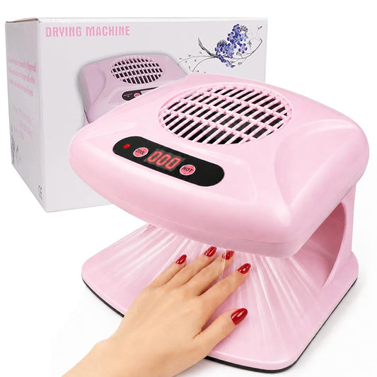 Nail Dryer for Regular Polish,300W Nail Drying Fan with Auto Sensor,Hot & Cold Air Nail Drying Fan for Salon & Home Manicure Use