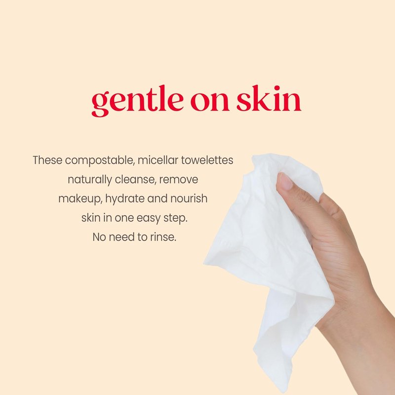 Burt's Bees Micellar Rose Water Facial Towelettes - 100% Plant-Based, 99% Natural Makeup Remover | All Skin Types
