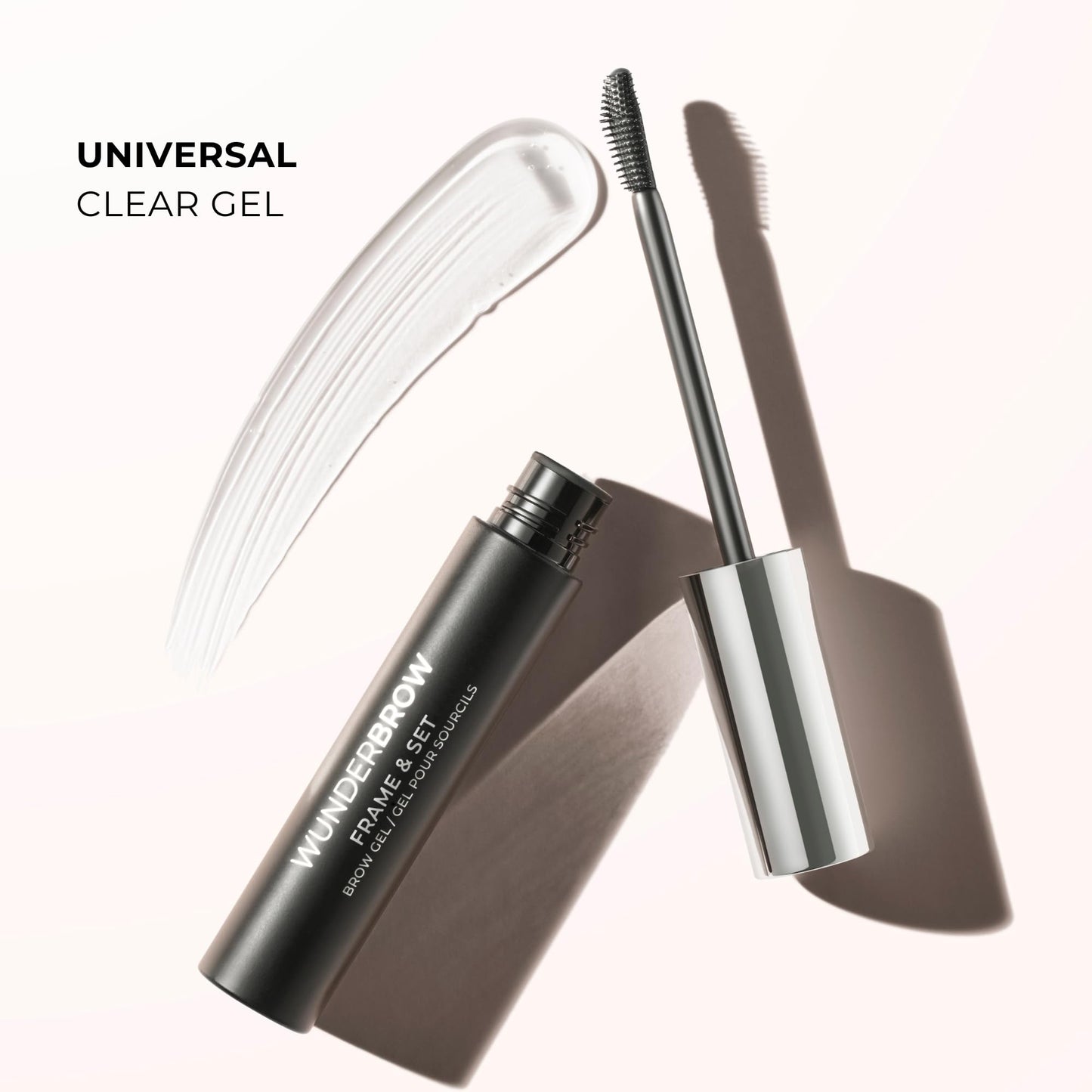 Wunderbrow Frame & Set Brow Gel, Clear Eyebrow Gel for Long-Lasting Flexible Hold, Flake-Free & Zero Residue