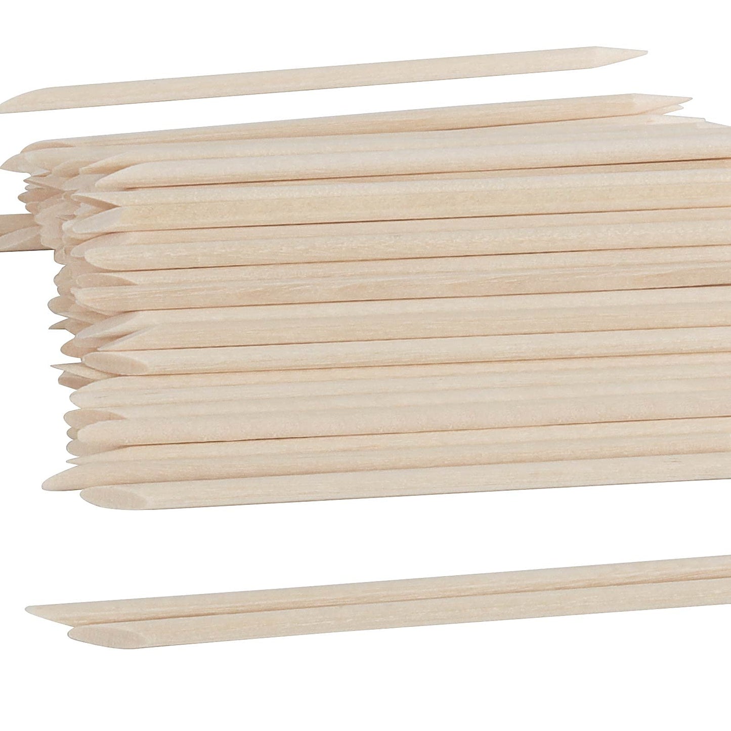 FUNSUEI 2000 PCS 4.5 Inches Orange Sticks for Nails, Double Sided Orange Wood Nail Sticks, Orange Wood Cuticle Sticks for Cuticle Pusher Remover Manicure Pedicure