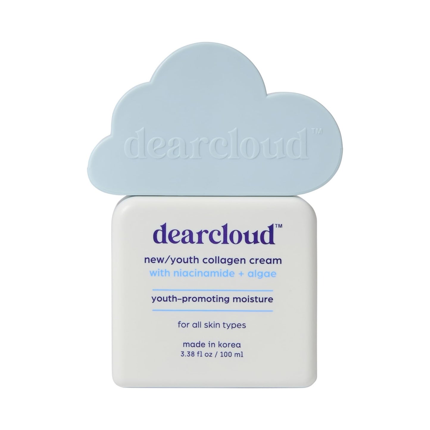 dearcloud Collagen Cream Moisturizer – Korean Face Cream (3.38 oz)