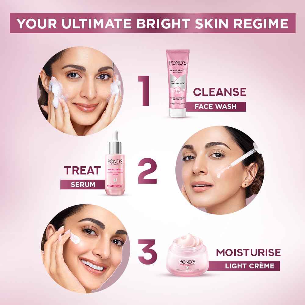 POND's Bright Beauty Serum, 12% Gluta-Niacinamide Complex, Anti-Pigmentation, 28 ml