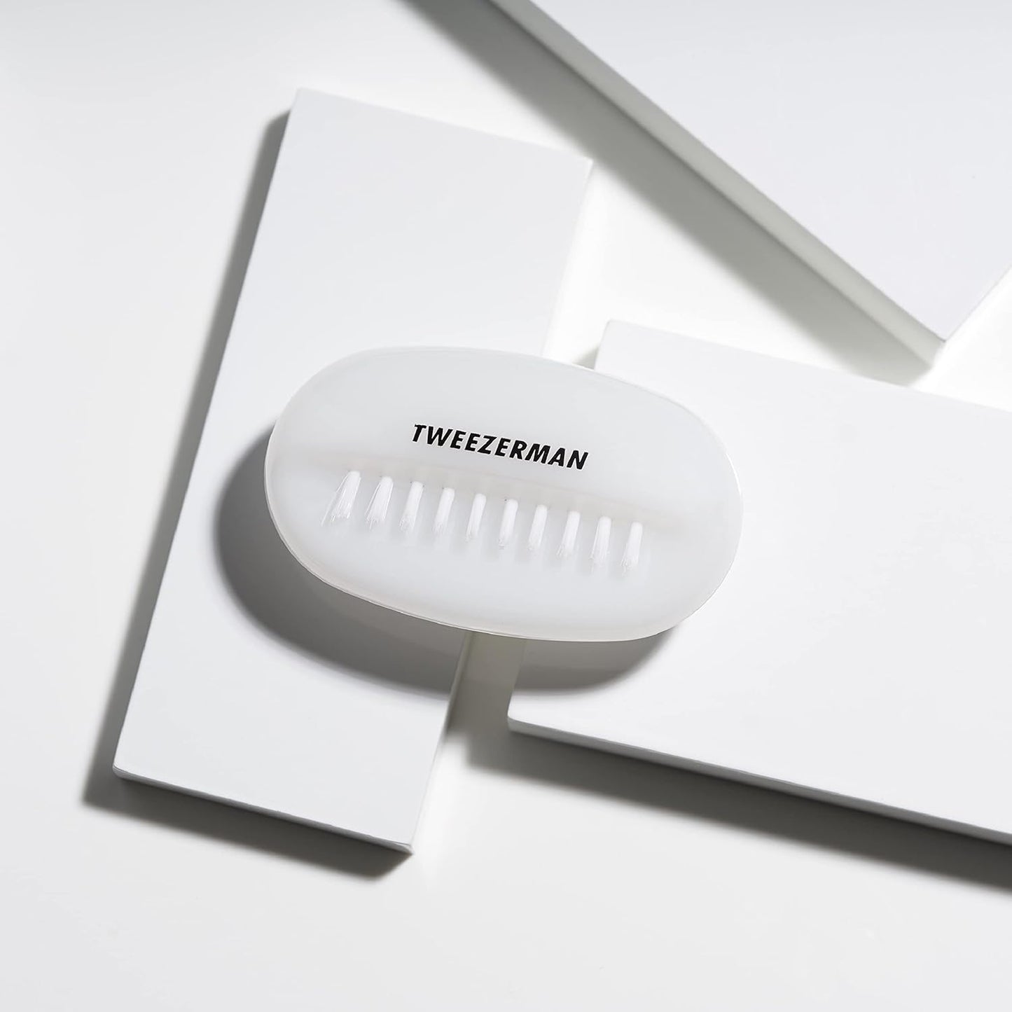 Tweezerman Dual Surface Nail Brush Set - Effective Cleaning Tool | Pack of 2