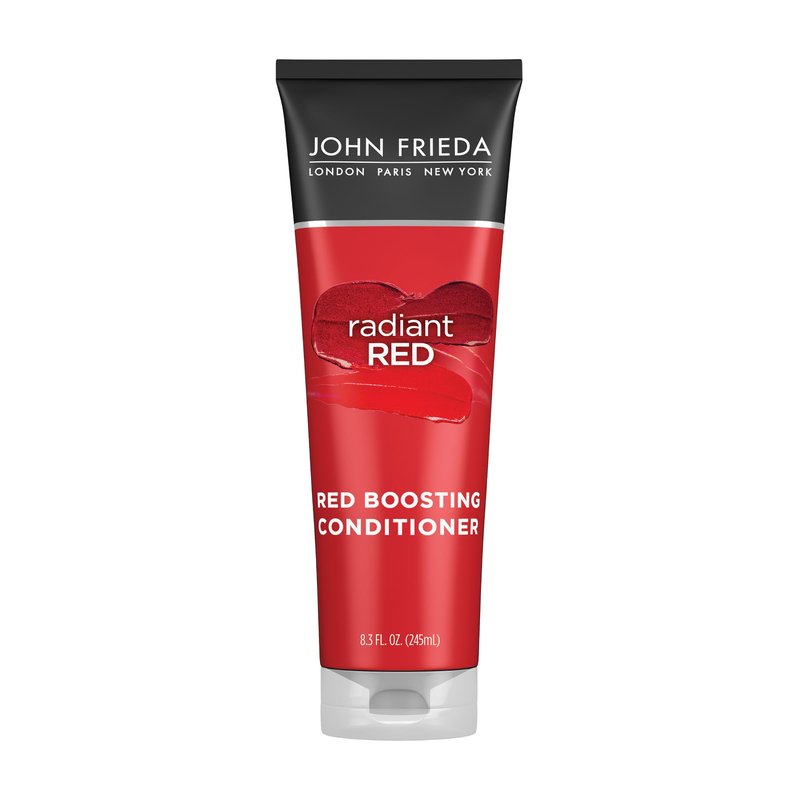 John Frieda Radiant, Boosting Conditioner, Hydrates and Enhances Tones with Pomegranate Extract and Vitamin E for Natural or Color-Treated Hair, 8.3 Oz
