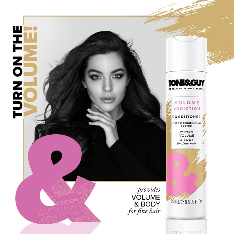 Toni & Guy Cleanse Volume & Body Conditioner - Fine Hair Treatment | 8.5 oz