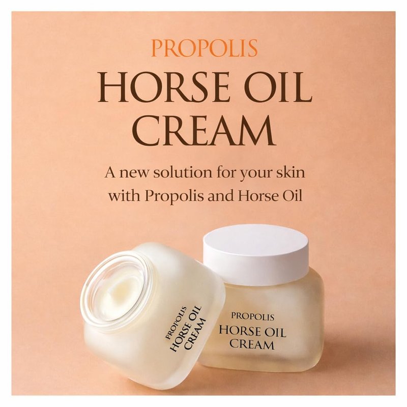 Propolis Horse Oil Cream - Intense Moisture & Firming for Dry Skin | 50ml