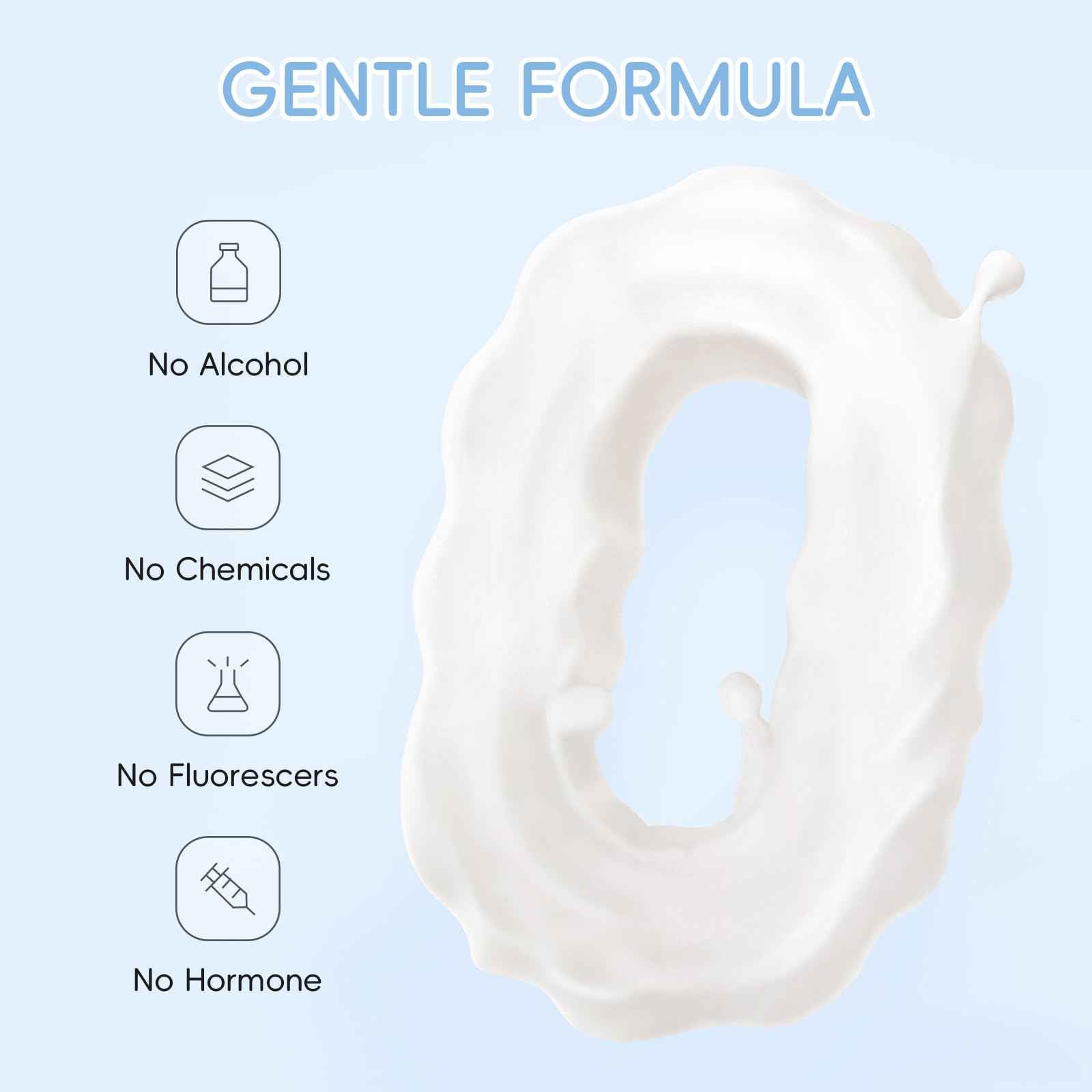 Milk Skincare Set Girls Gifts - Teens Skin Care Kit - Skin Care Set for Women Kids - with Cleanser,Face & Eye Cream,Lotion Toner(5pcs B)