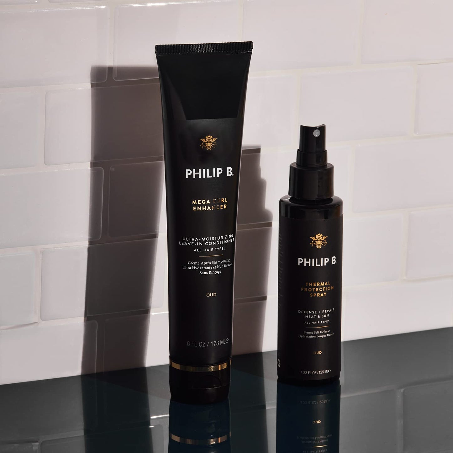 PHILIP B Thermal Protection Spray 2 oz. (60 ml) | Plump, Shine & Protect Hair from Heated Hair Tools
