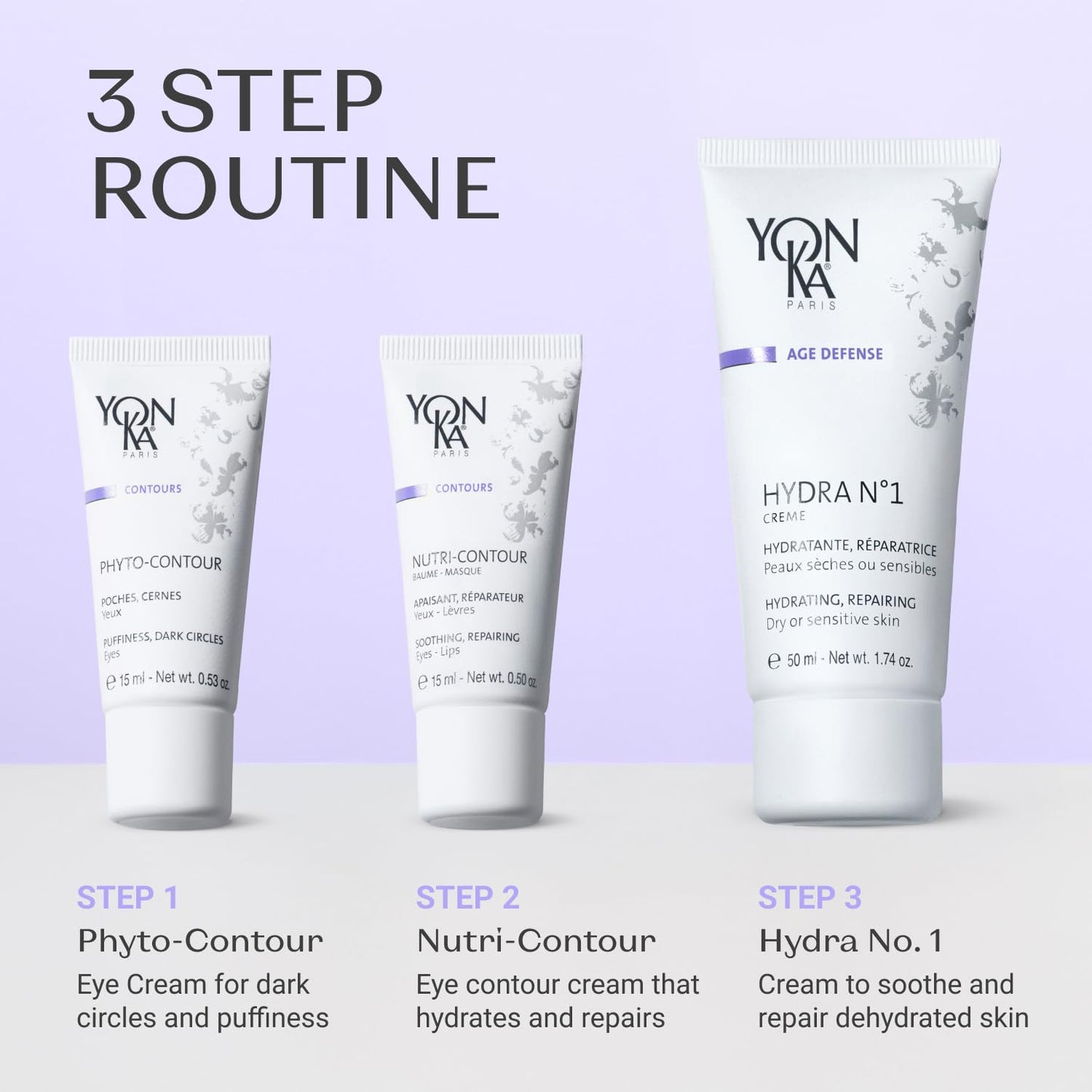 Yon-Ka Phyto-Contour Eye Cream - Anti-Aging Formula with Rosemary Extract | Reduces Puffiness & Dark Circles | 0.5 fl oz