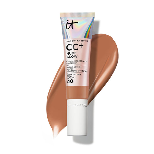 IT Cosmetics CC+ Cream Nude Glow SPF 40 - Deep (W) - 1.08 fl oz
