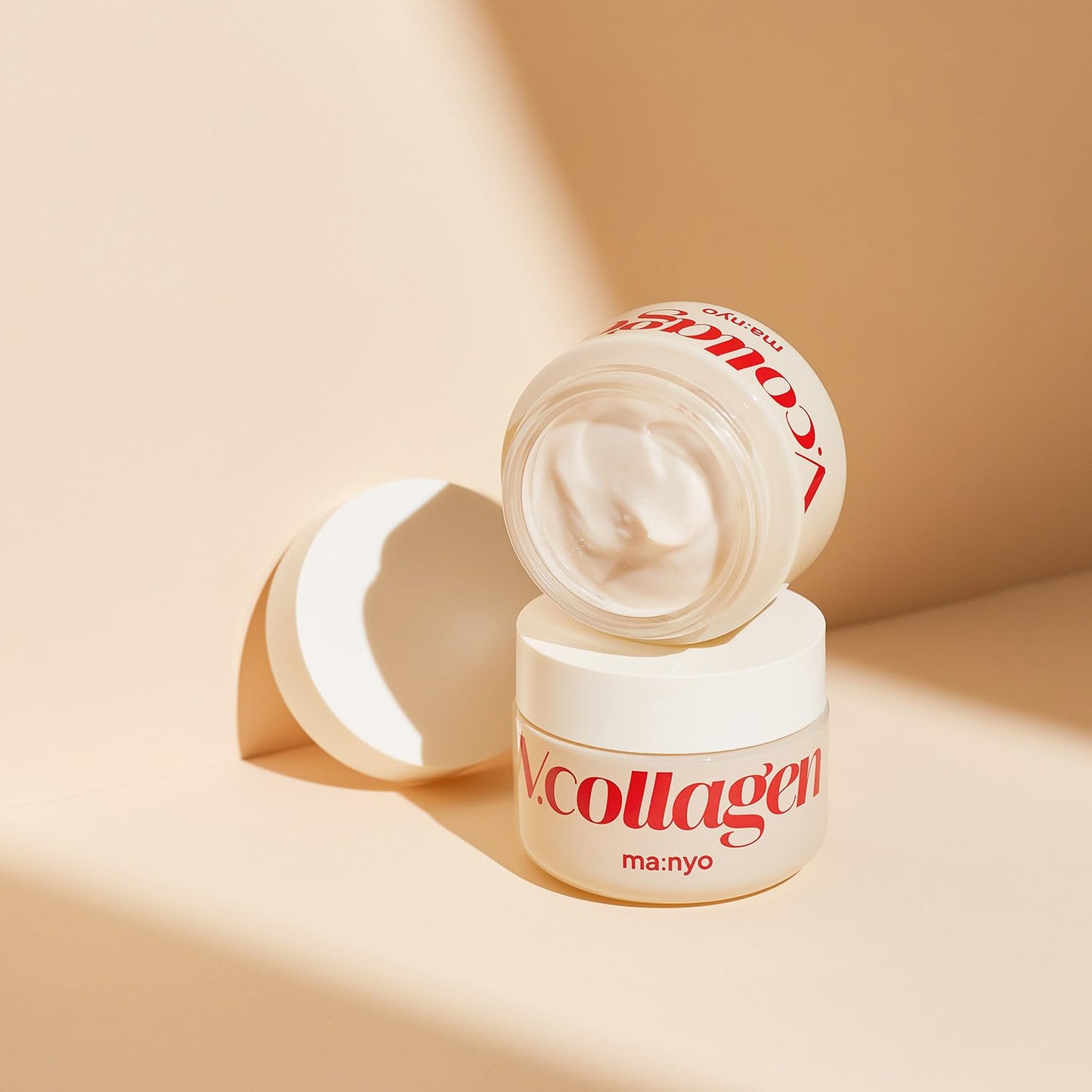 ma:nyo V.collagen Heart Fit Cream (50ml/1.69fl oz) - Vegan, Reduce wrinkles, Face Lift effect
