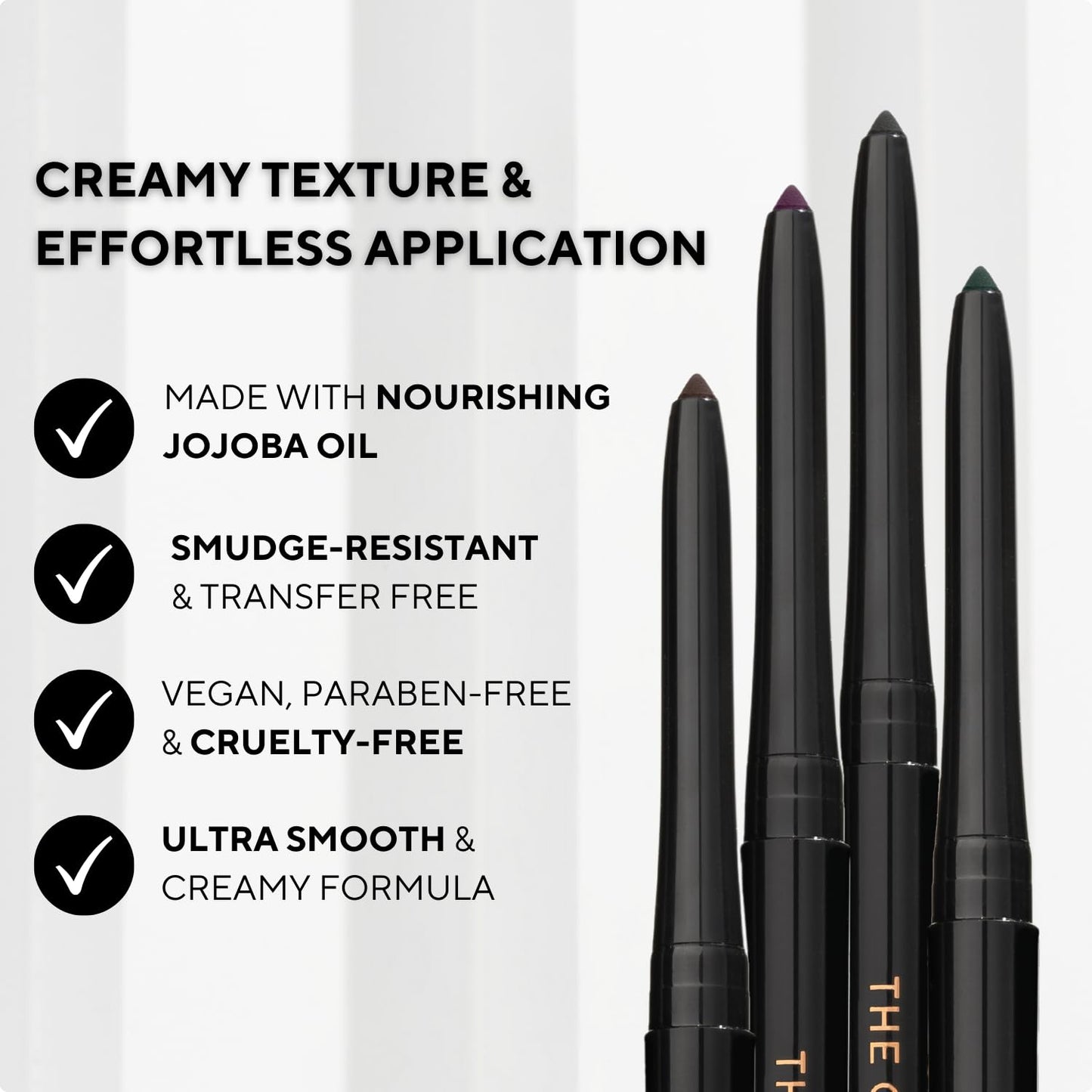 Shades By Shan The Gel Eyeliner, Long-Lasting Smudge-Proof Formula, Vegan, Brown Sugar
