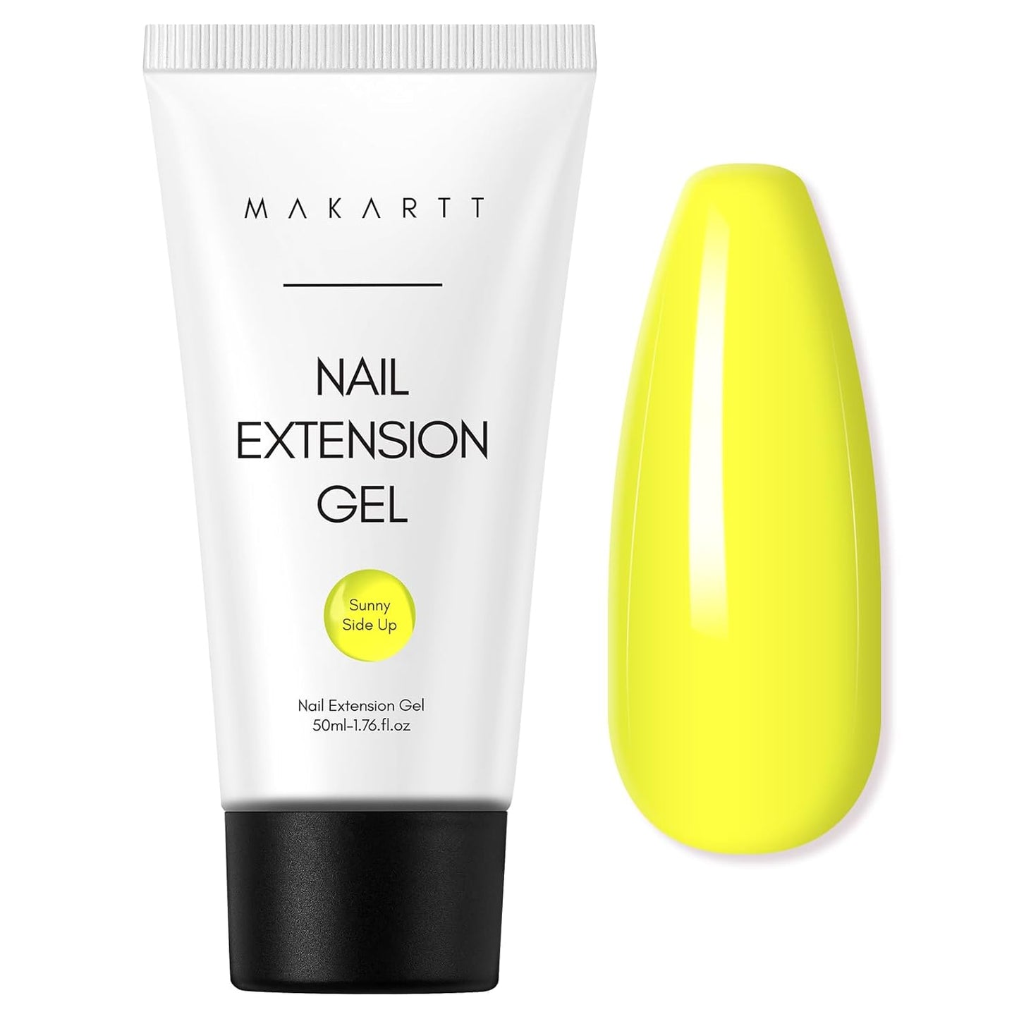 Makartt Poly Nail Gel: Clear 50ML Gel Builder for Natural-Looking Strengthener 3D Molding Gel for Trendy Nail Art-Long-Lasting and Easy to Use Supplies