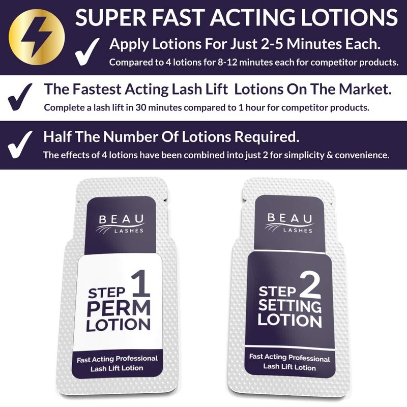 Lash Lift Kit For Professionals - For Perming, Curling and Lifting Eyelashes | Semi Permanent Salon Grade Supplies For Beauty Treatments | Includes Eye Shields, Pads and Accessories