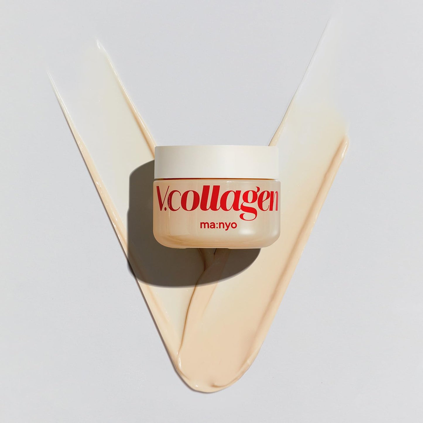 ma:nyo V.collagen Heart Fit Cream (50ml/1.69fl oz) - Vegan, Reduce wrinkles, Face Lift effect