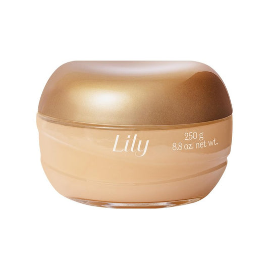 O BOTICARIO Lily Satin Velvet Body Cream, Luxurious Moisturizing Cream with Adored Lily Fragrance, 8.8 Ounce (250g)
