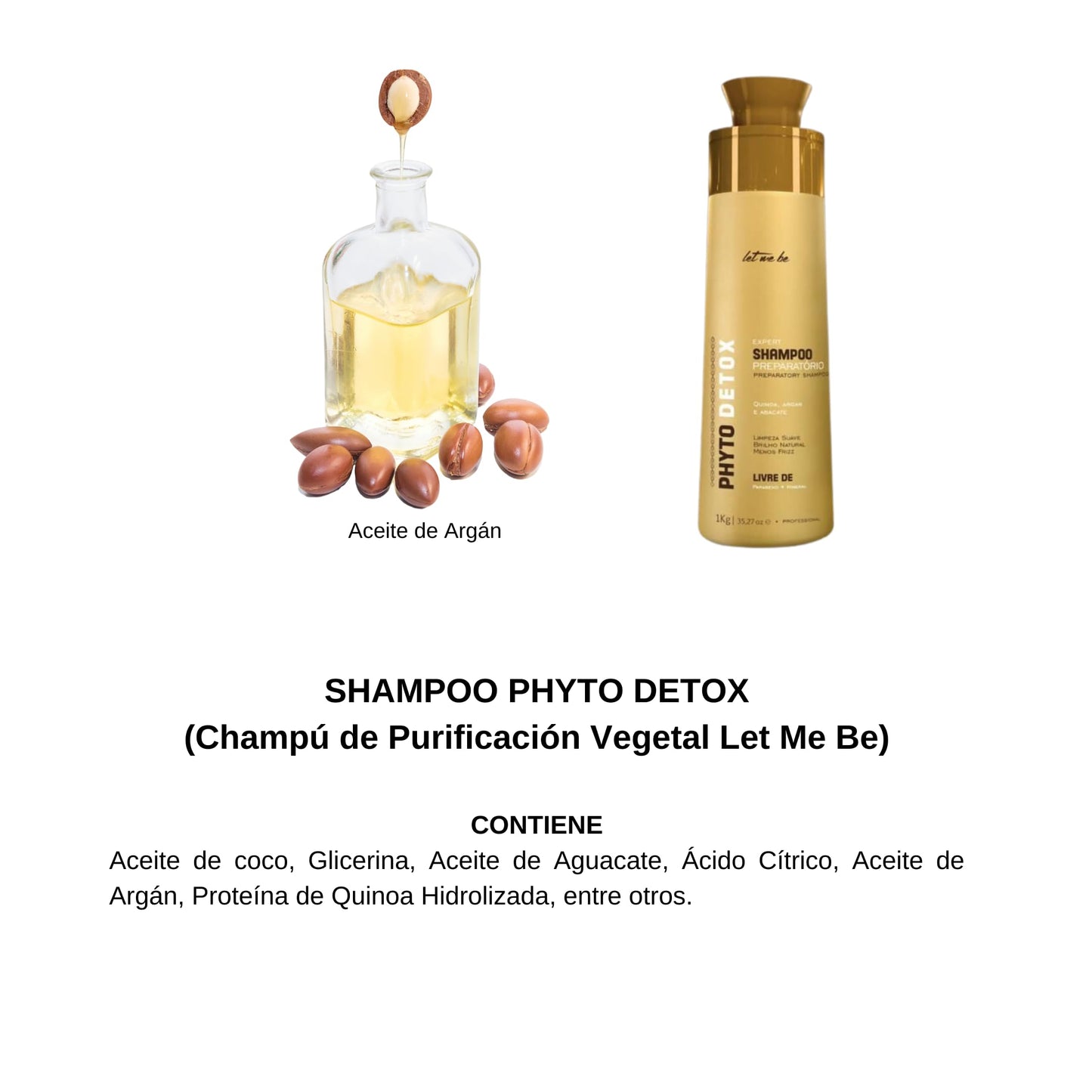 Let Me Be Phyto Detox Shampoo 1Kg (35.27 fl oz)