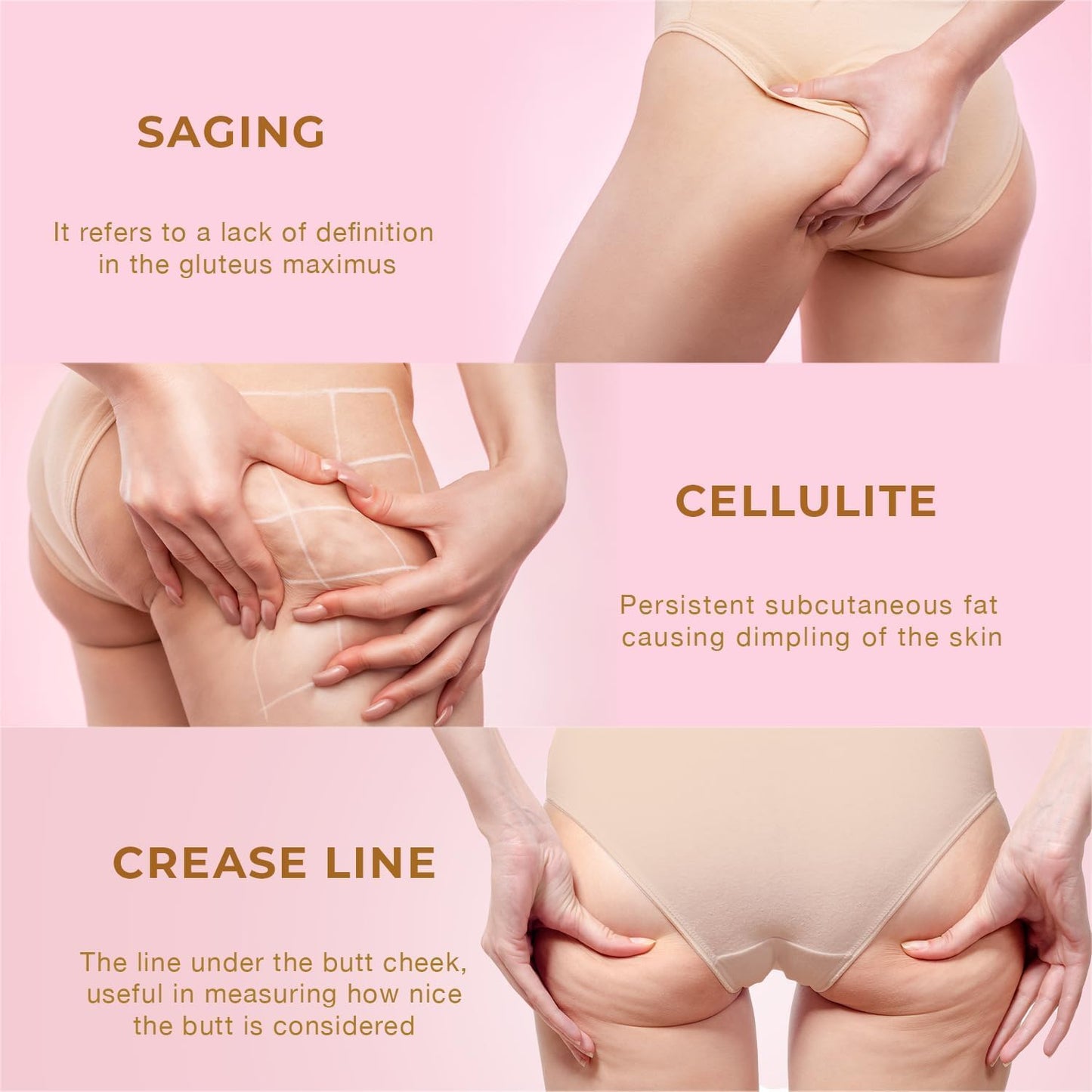 Luxvez Skin Tightening Cream for Body: Cellulite Cream for Toning and Lifting Thighs, Butt, and Legs – Reduces Sagging Skin and Enhances Curves for a Youthful Look