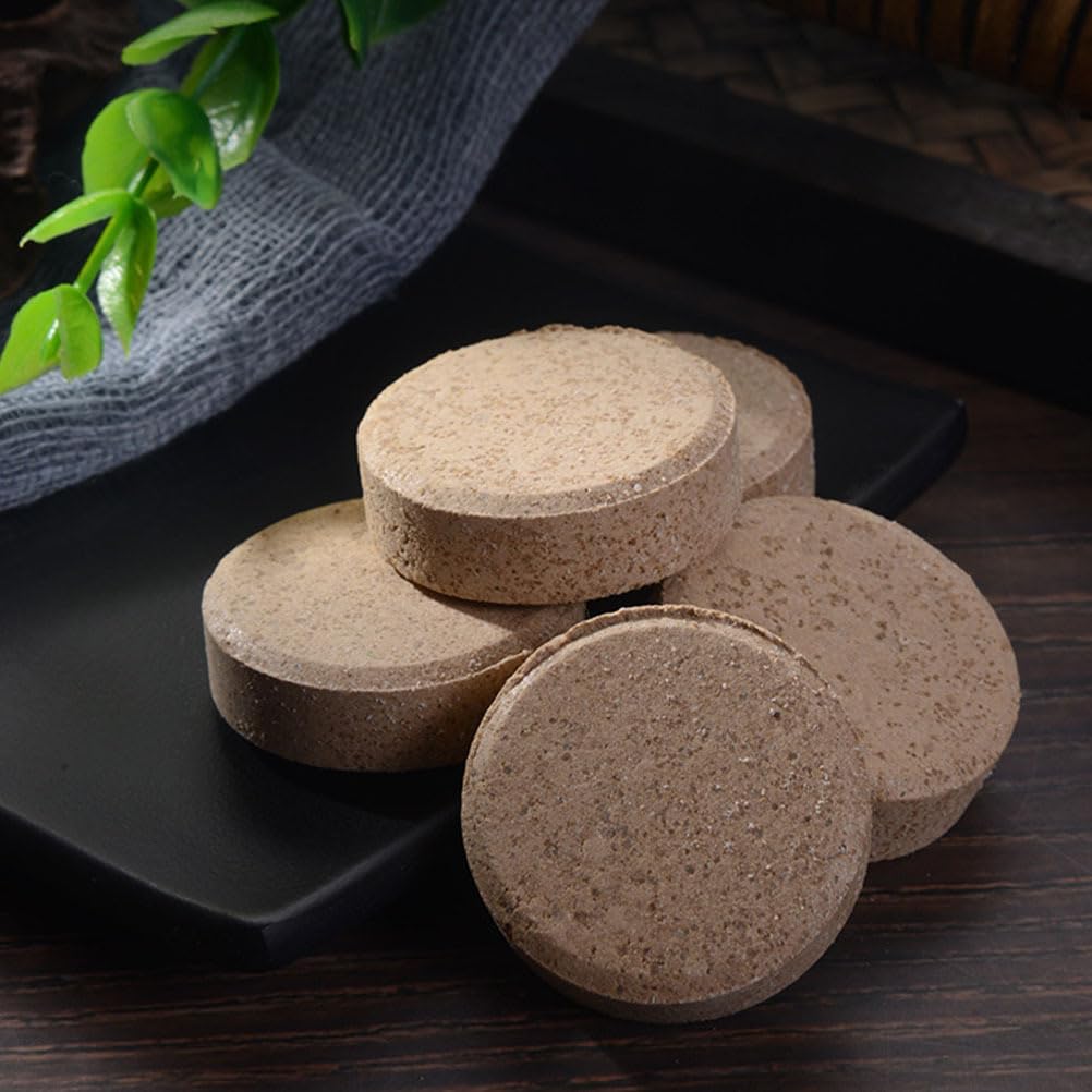 FOMIYES Ginger Foot Soak Effervescent Tablets 20Pcs Herbal Foot Bath Soak for Care Relieve Fatigue Improve Sleep Circulation