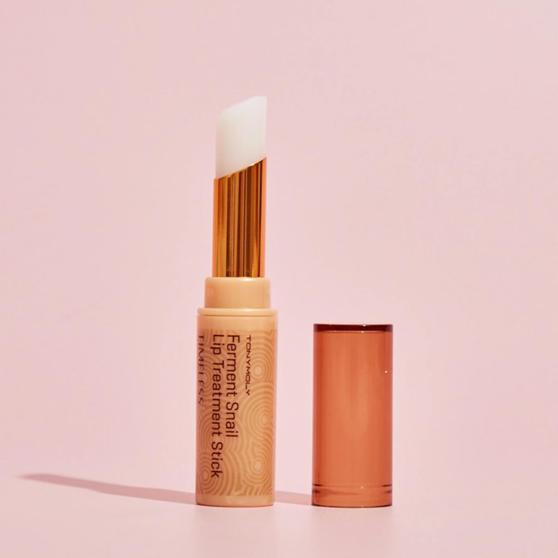 TONYMOLY Timeless Ferment Snail Lip Balm – Korean Moisturizing Lip Balm for Dry, Chapped Lips, Nourishing Snail Mucin Formula Helps Protect & Smooth Lips, 3.5 g
