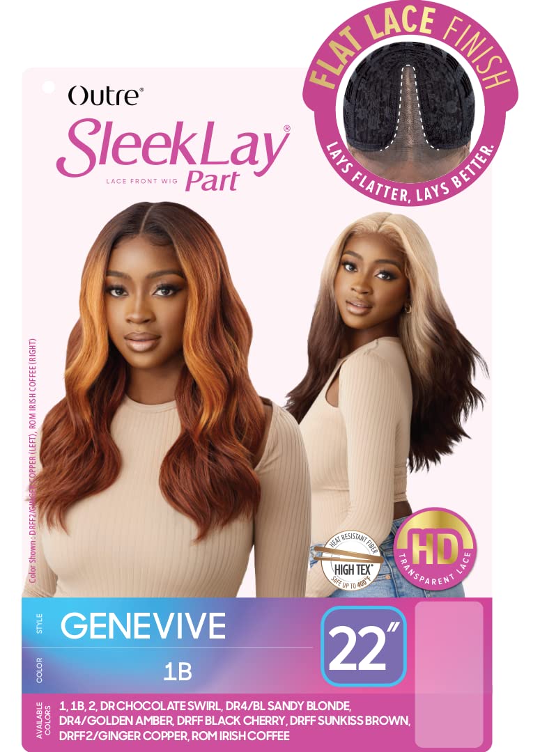 Outre SleekLay Part HD Lace Front Wig GENEVIVE (ROM Irish Coffee)