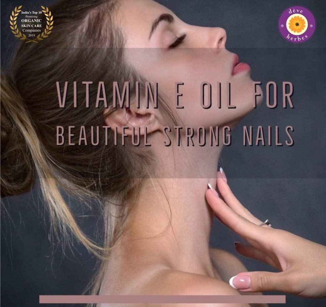 dève herbes Vitamin E Oil with Glass Dropper | Infused | Pure | Non-Sticky | Lightweight | For Facial Care | Men & Women | 100ml (3.38 oz)