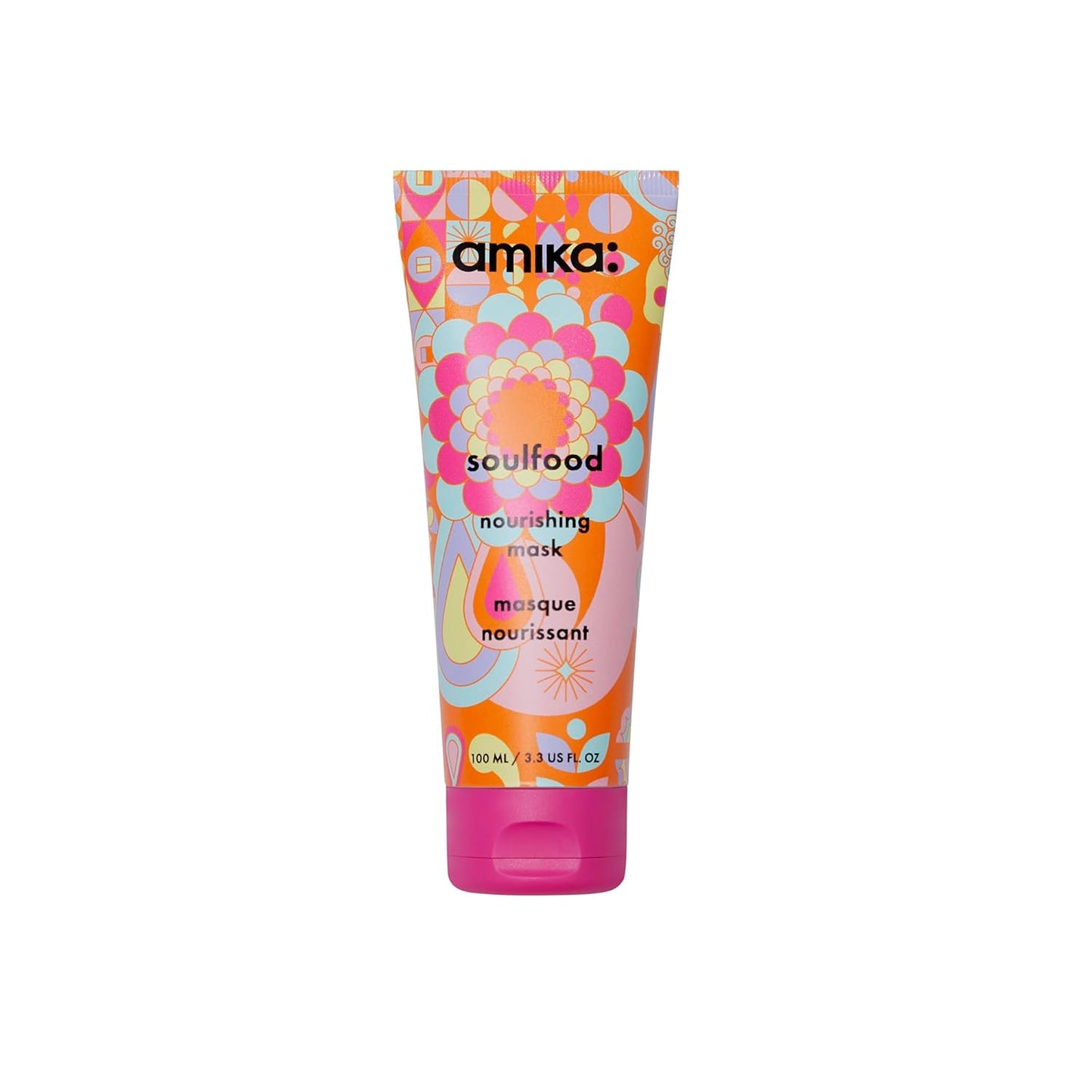 Amika Soulfood Nourishing Hair Mask - Deep Conditioning Treatment for Dry, Damaged Hair | 8.5 oz