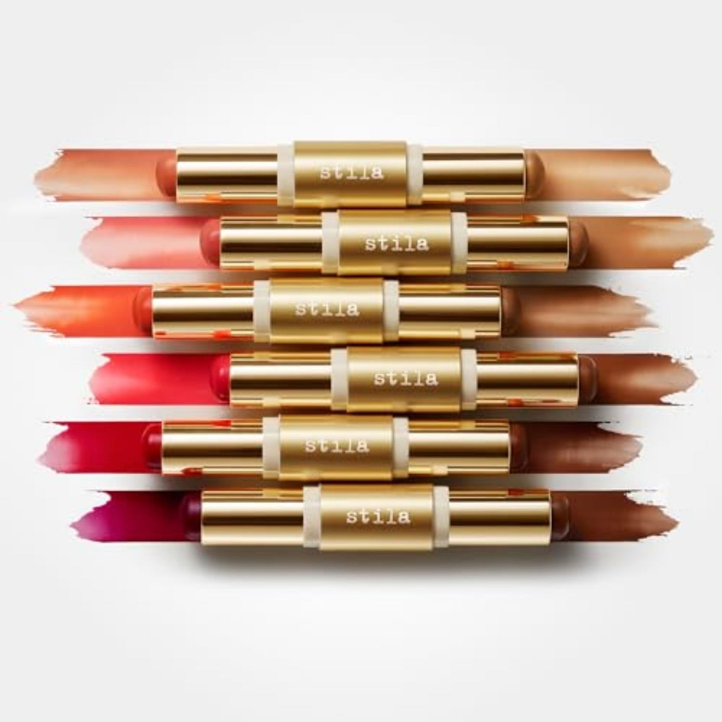 Stila Blush & Bronze Hydro-Blur Cheek Duo - Flawless Finish Makeup Set
