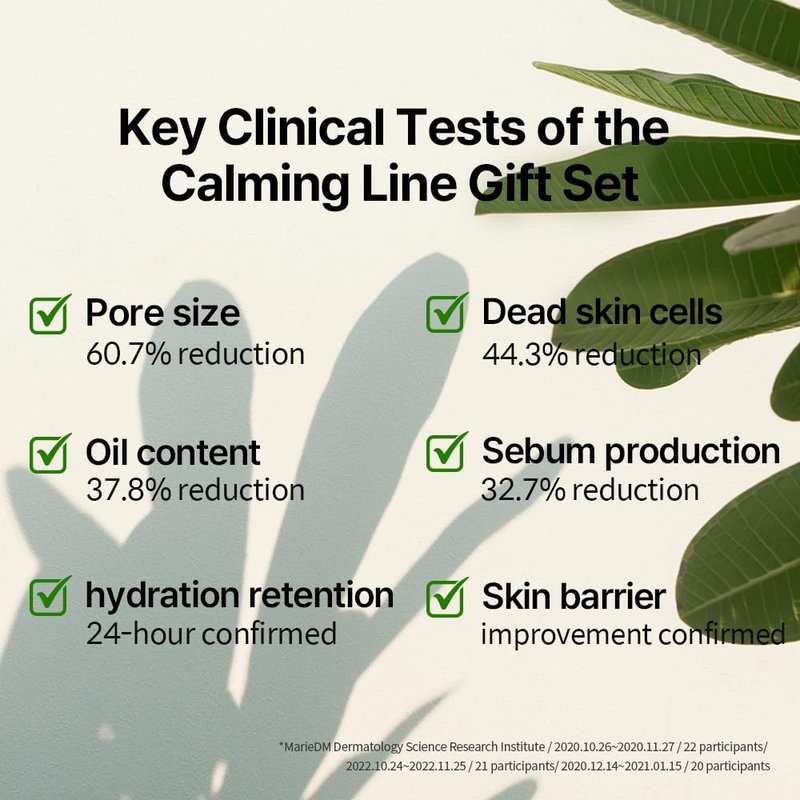 Pyunkang Yul PKY Calming Line Gift Box Set-Korean Facial Skin Care Essential for Daily Moisturizing with Toner, Serum, Cream, Vegan & Cruelty Free